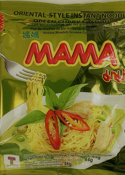 Mama Instant Green Curry Noodles - 55g
