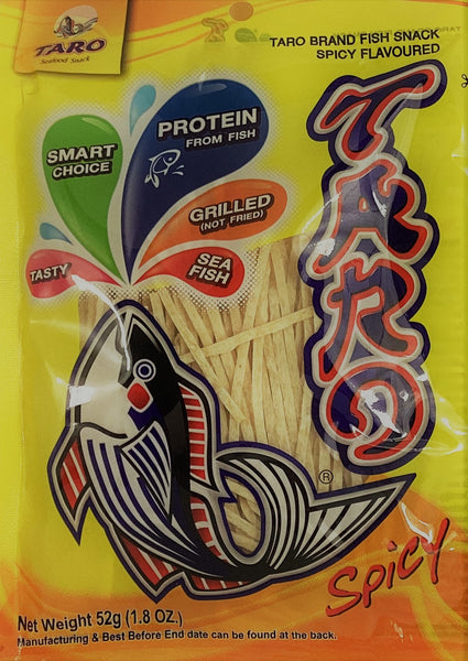 Taro Fish Snack Spicy Flavour - 52g