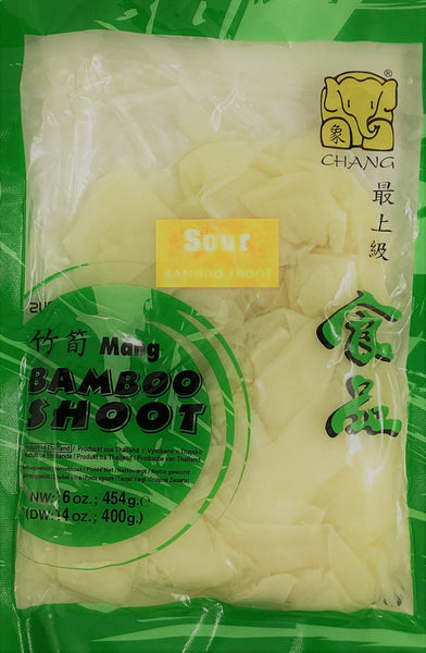 Chang Bamboo Shoot Vacuum Pack Sour Slice - 454g