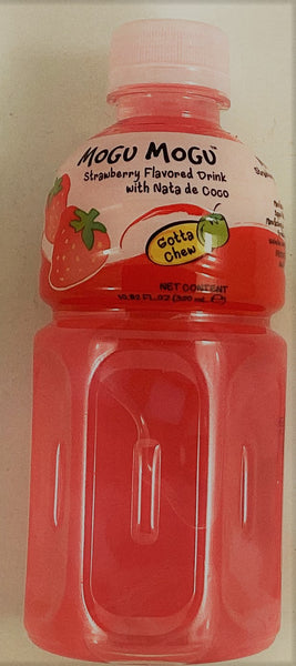 Nata De Coco Drink (Strawberry) โมกุ โมกุ รสสตอเบอรี่ - 320ml