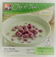 S&P FROZEN Taro Pearls in Coconut Cream (Bua Loey Puerk) - 160g