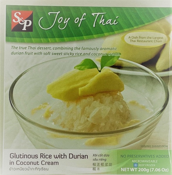 S&P FROZEN Glutinous Rice with Durian Coconut Cream - 200g